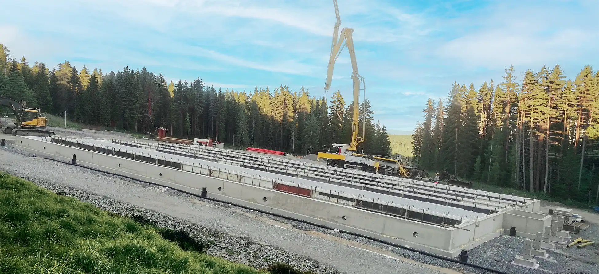 Eräbetoni Oy - työmaa